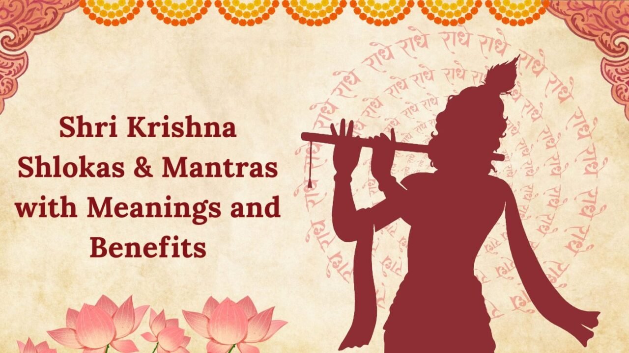 Shri Krishna Shlokas & Mantras: Meanings and Sources