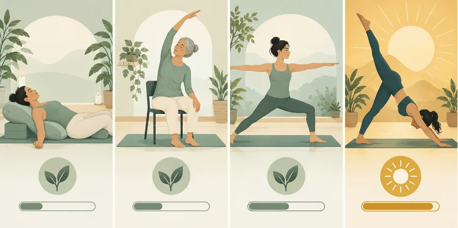 Comparison of yoga styles for people living with cancer