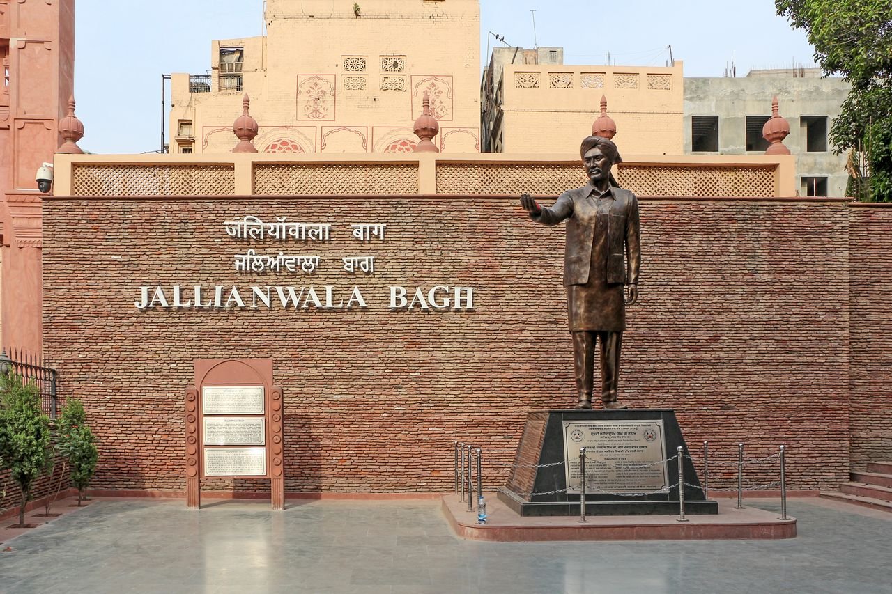 Memorial at Jallianwala Bagh in Amritsar close to the Golden Temple
